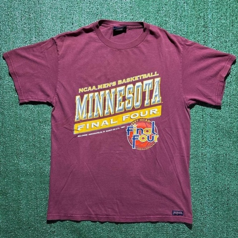 vintage 1997 Minnesota final four basketball t-shirt Mens Size Medium